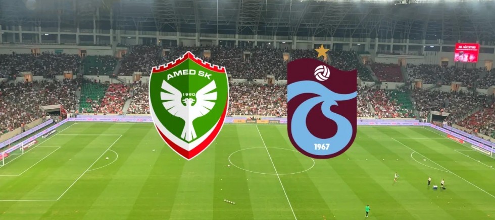 Amedspor - Trabzonspor karşılaşması bitti kazanan Amed oldu