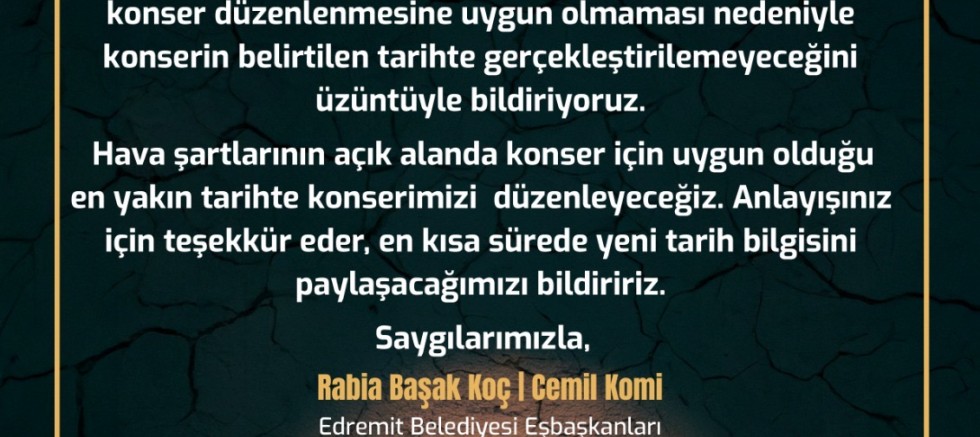 Koma Amed’in Van konseri iptal edildi !