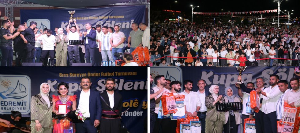 Edremit'te Sırrı Süreyya Önder Futbol Turnuvası coşkulu şölenle sona erdi 