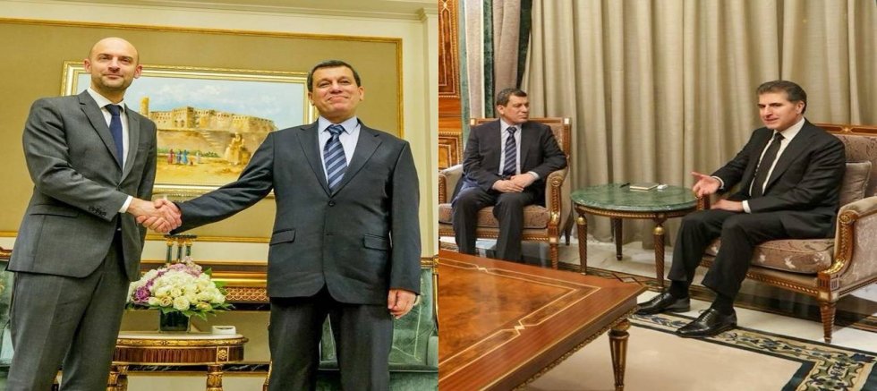 Erbil’de üçlü zirve: Barrot, Abdi ve Barzani ile görüştü