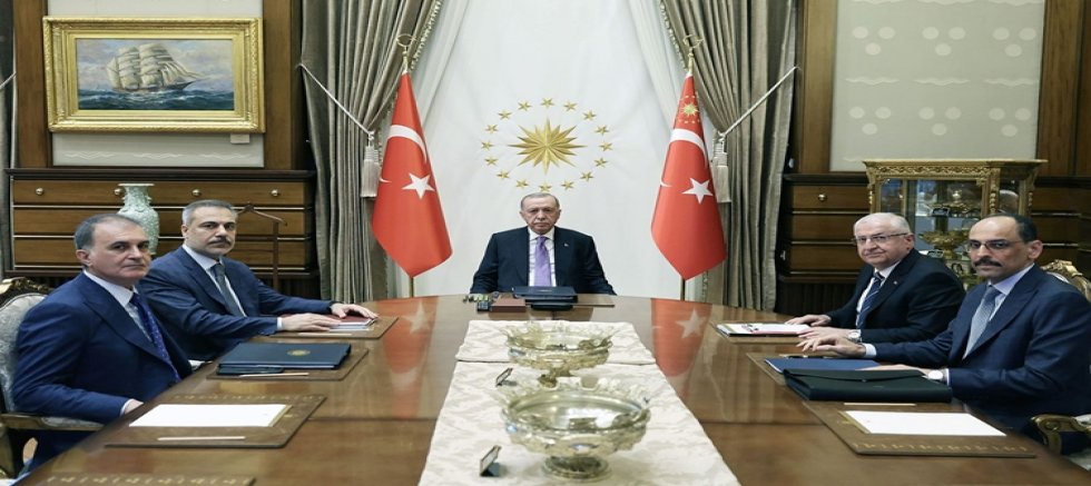 Erdoğan'ın başkanlığında güvenlik toplantısı yapıldı