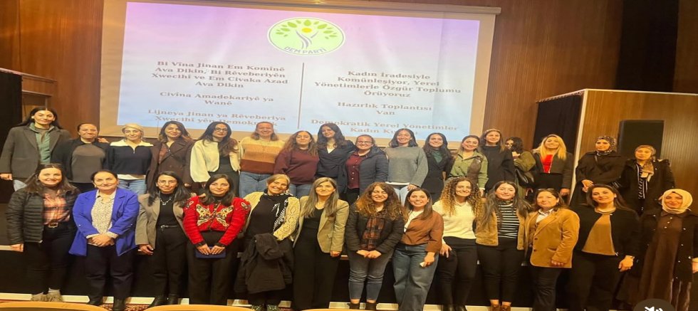 Kadınlar Demokratik Yerel Yönetimler Kurulu Konferansına Hazırlanıyor