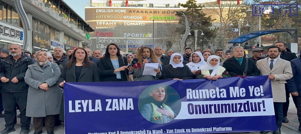 Leyla Zana’ya yönelik ırkçı saldırı protesto edildi