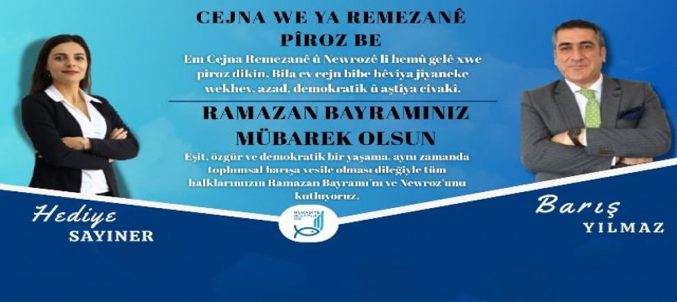 Muradiye Belediye Eşbaşkanları'ndan Ramazan Bayramı ve Newroz Mesajı