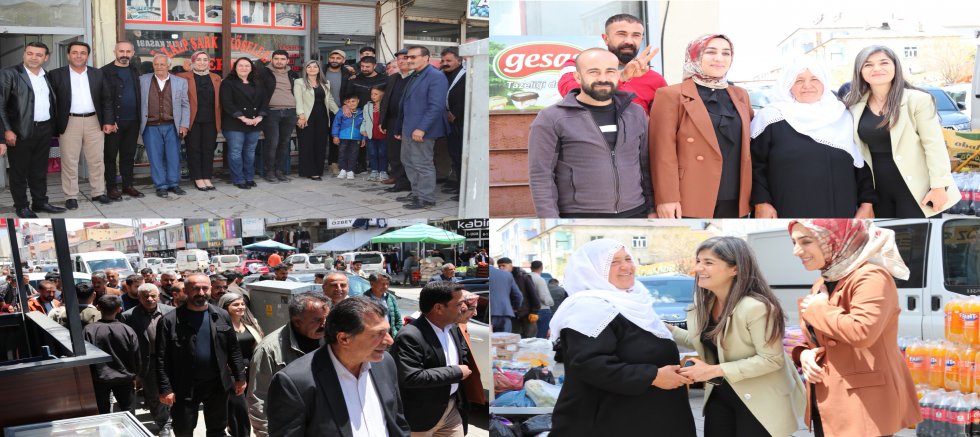 Özalp’ta Bayram Öncesi Eşbaşkanlarla Halk Buluşması