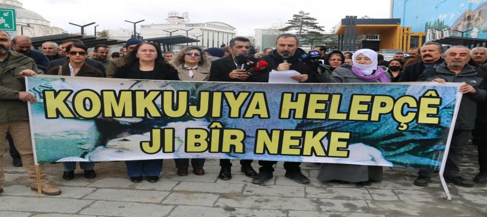 Van’da Halepçe Katliamı protesto açıklaması