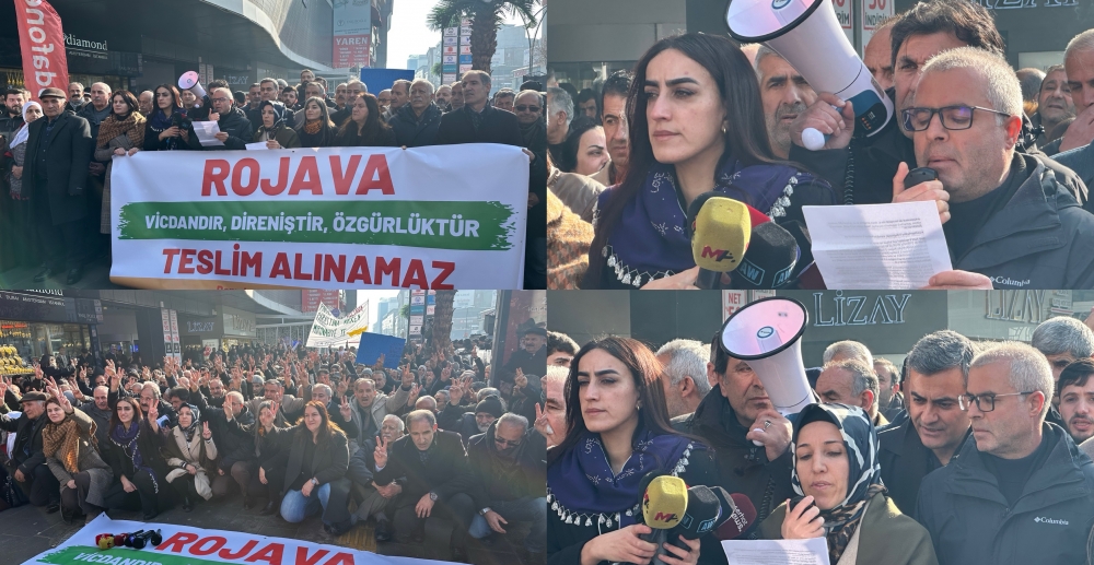 Van’da Halepte’ki askeri saldırılar protesto edildi / Video-Haber