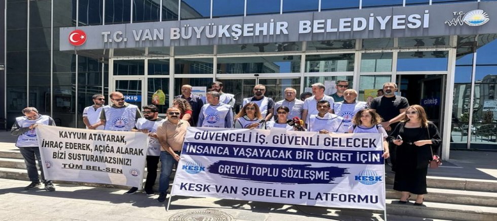 Van'da Tüm Bel-Sen'den çağrı: Gerçek toplu pazarlık ve grev hakkı istiyoruz
