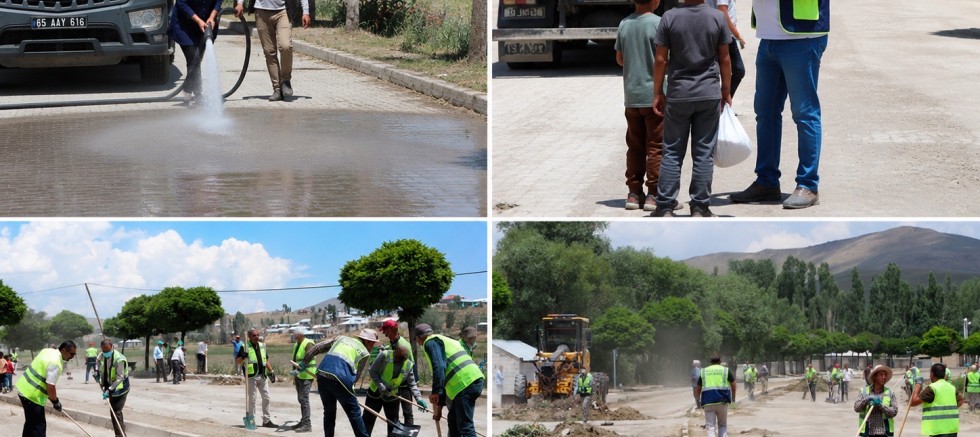 Özalp Belediyesi’nden Sağmalı Mahallesi’nde Kolektif Temizlik Seferberliği