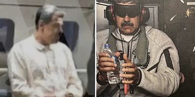 ABD savaş gemisindeki Maduro'dan ilk fotoğraflar