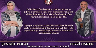 Başkale Belediye Eşbaşkanları'ndan Ramazan Bayramı Mesajı