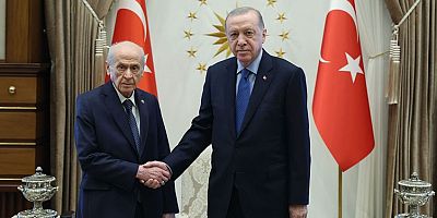 Erdoğan, MHP lideri Bahçeli ile bir araya geldi ! Çelik Erdoğan'ın yarın tarihi çağrı yapacağıni duyurmuştu
