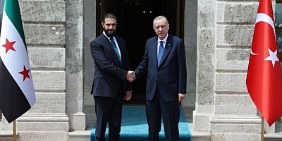 Erdoğan, Şara ile görüştü 