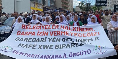 Hakkari'de 'Kayyuma dur de' mitingi başlıyor !