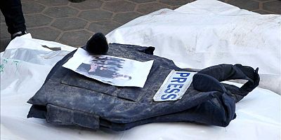 Gazze'de hava saldırısında 5 gazeteci katledildi !