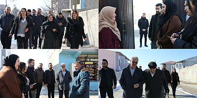 İpekyolu Belediye Eşbaşkanları ve meclis üyeleri seçimden sonra da halkın kapısında
