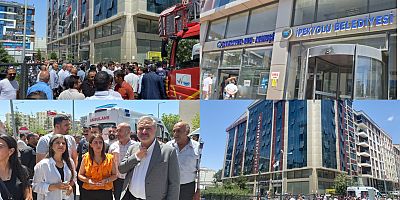 İpekyolu Belediyesi'nde yangın !