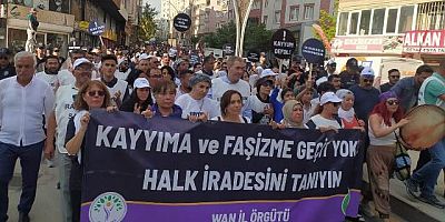 'İradeye Saygı Yürüyüş'çüleri Van'dan Hakkari'ye doğru yola çıktı /Video-Haber