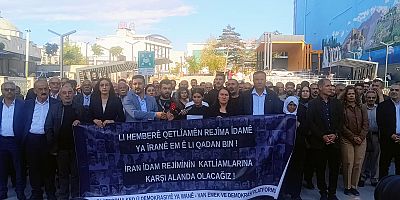 İran’daki idamlara karşı Van’da açıklama !