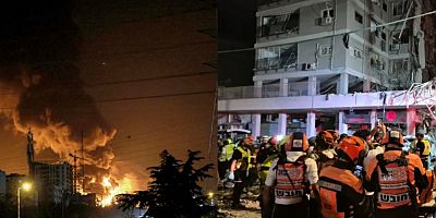 İsrail-İran savaşında 2. günün bilançosu ağır oldu : Bakanlıklar bombalandı siviller öldü 