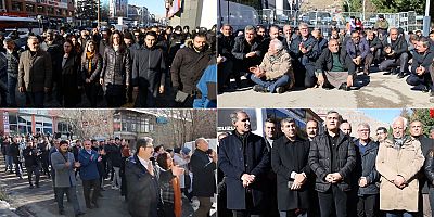 Kayyum ataması Van ve Bahçesaray'da protesto edildi 