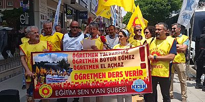 KESK Van'dan seslendi: ÖMK geri çekilsin yasaklama ve engellemeler durdurulsun
