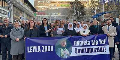 Leyla Zana’ya yönelik ırkçı saldırı protesto edildi