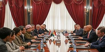 Mazlum Abdi ve Mesut Barzani’den oluşan Kürt heyeti ABD’nin Ortadoğu temsilcileri ile toplandi