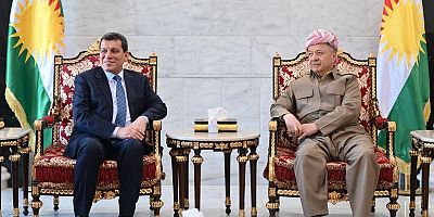 Mesud Barzani ile Mazlum Abdi arasında tarihi görüşme