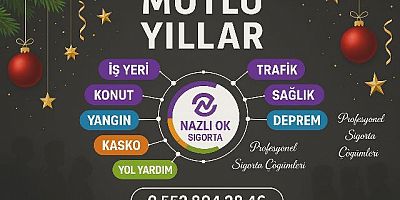 Nazlı OK Sigorta'dan Yeni Yıl Mesajı !