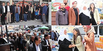 Özalp’ta Bayram Öncesi Eşbaşkanlarla Halk Buluşması