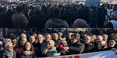 Van’da bu gün de Rojava’ya dönük saldırılar protesto edildi