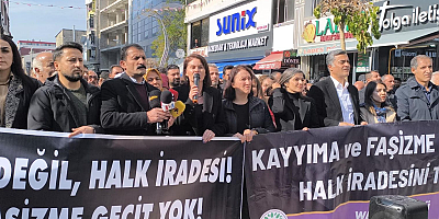 Van'da kayyım protestosu ! Çok sayıda kişi gözaltına alındı 