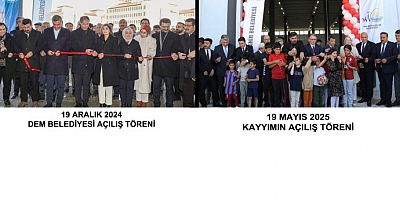 Van'da kayyum açılmış olan semt pazarını törenle açtı !
