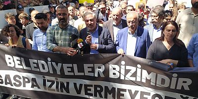 Van'da Hakkari kayyum protestoları 3. gününde/Video-Haber