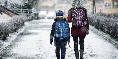 Van'da okullarda kar tatili !