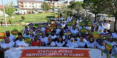 Van'ın ilçelerinde yürüyüş: Kürt halkının ulusal değerleri tanınsın