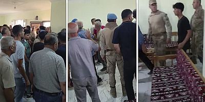 Yangın bölgesinde valiye tepki gösteren genç darp edildi ! Vali taziyeyi terketti 