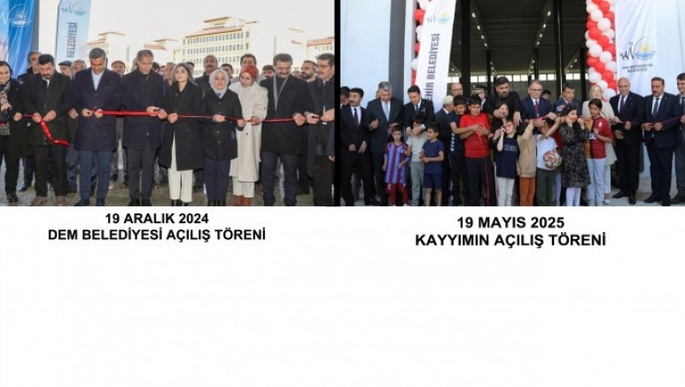 Van'da kayyum açılmış olan semt pazarını törenle açtı !